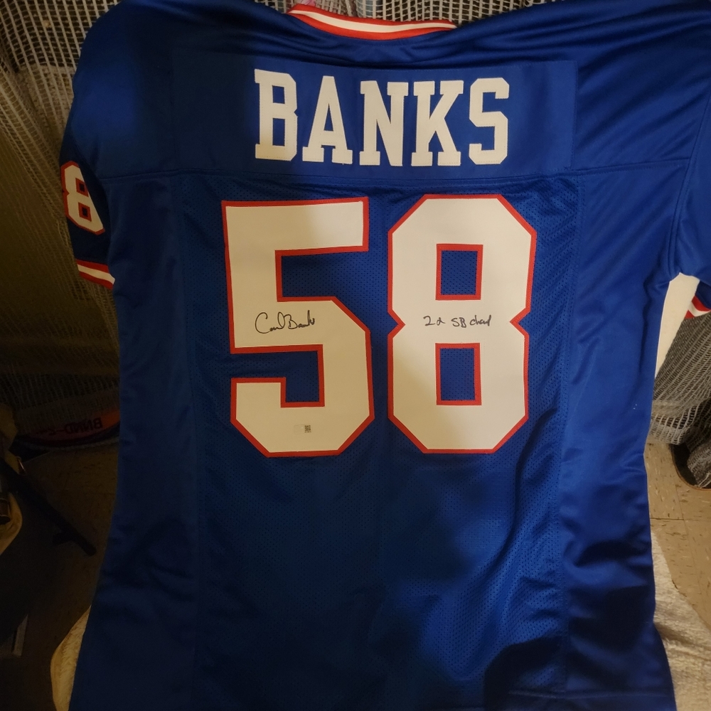 Signed Carl Banks Giants Jersey - Picture 2 of 5